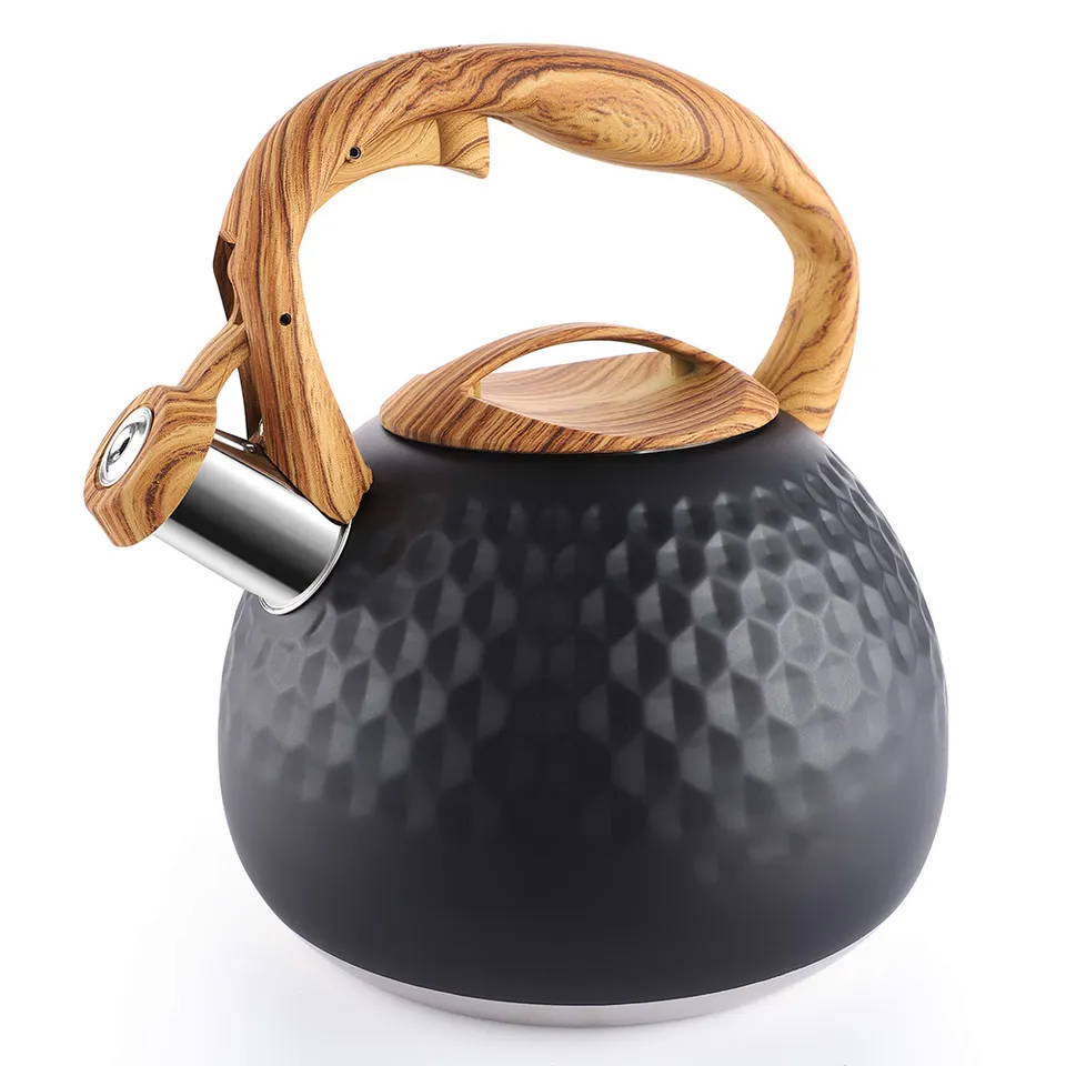 Custom Whistling Kettle Stainless Steel 3L 2.7QT Tea Pot Stove Top Kettle