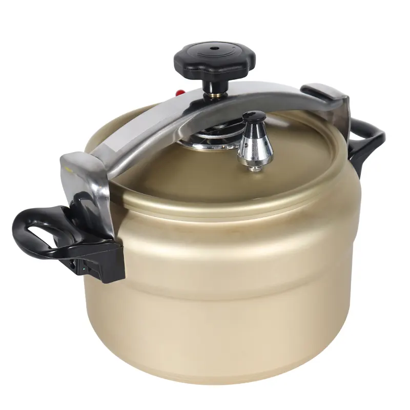 Aluminium Heavy Gauge Restaurant Kitchenware Soft Anodized Pressure Cookers