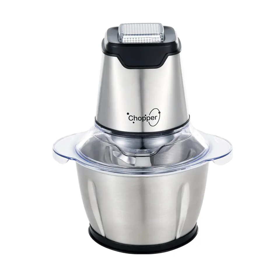 2L Stainless Steel Food Chopper 3 Speeds Automatic Meat Slicers Electric Meat Grinder Machine For kitchen