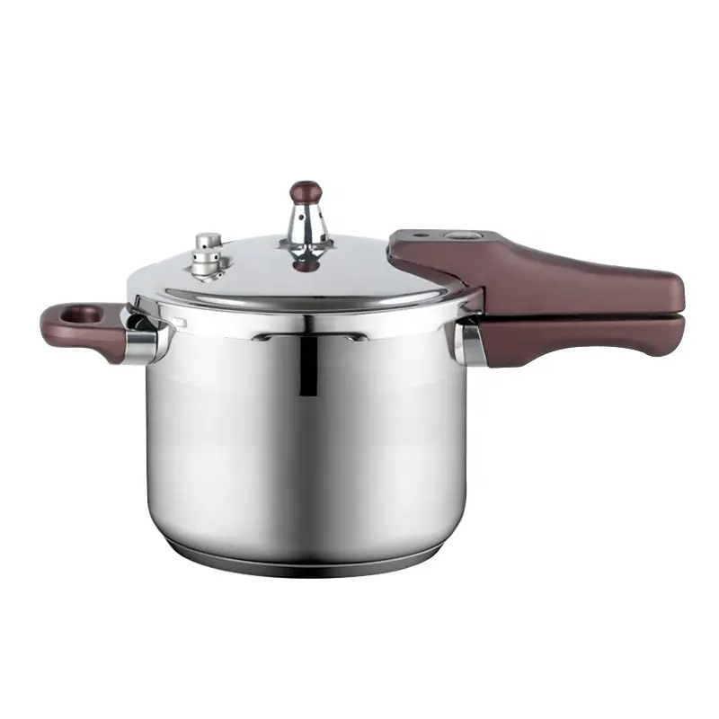 Chafer quip Stainless Steel 304 M-Shape Large 8L High Pressure Safe Cooker with Push Button for hotel restaurant